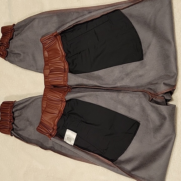 INC Internatinal Concepts Faux Leather jogger pants, NWT - Picture 9 of 13